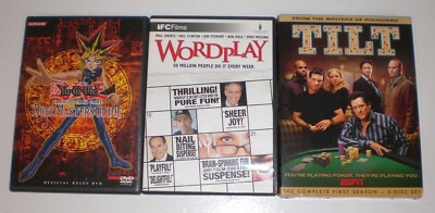 lot of 3 dvds - Yu-Gi-Oh Trading Card Game Duel Masters Wordplay Tilt Season 1-image