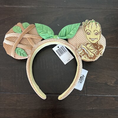 Disney I Am Groot Marvel Guardians of the Galaxy Minnie Mouse Ears Headband-image