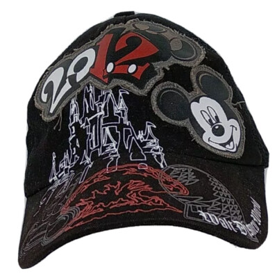Disney Parks Adult Walt Disney World 2012 Mickey Mouse Adjustable Trucker Cap-image