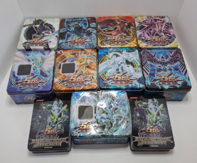 Yugioh Collector's Tin (Empty Tin) Lot Of 11-image
