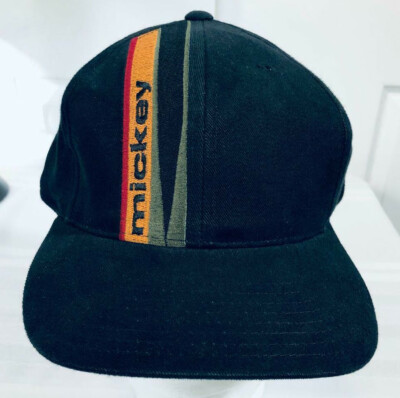 Disney WDW Mickey Black Snapback Ballcap - Unisex Ballcap - Unique - NWT-image
