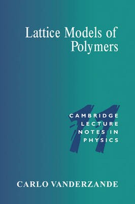 Lattice Models of Polymers by Carlo Vanderzande (English) Paperback Book-image