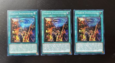 Yugioh Therion Discolosseum X3 Prismatic Secret MP23-EN091 1st NM Playset-image