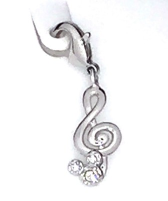 Arribas Disney Charm ✿ Mickey Music Note Band Made with Crystal from Swarovski-image
