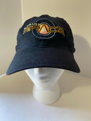 Vintage Disney World Epcot Space Mission  Navy Blue L - XL Fitted Hat-image