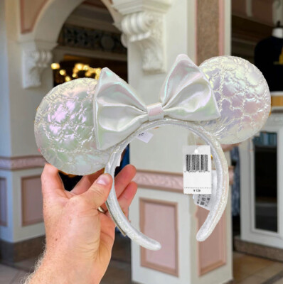 Mickey Mouse Icon Quilted Iridescent Minnie Ears Loungefly DisneyParks Headband-image