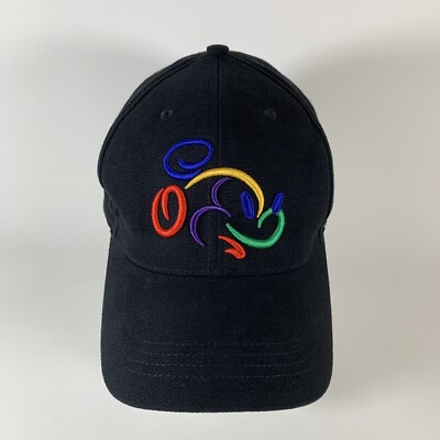 Walt Disney World Mickey Waltograph Embroidered Design, Black Adjustable Hat-image