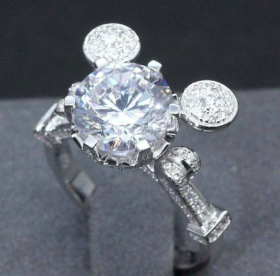 NEW SIZE 11 MICKEY MOUSE RING JEWELRY WALT DISNEY WORLD DISNEYLAND MINNIE USA-image