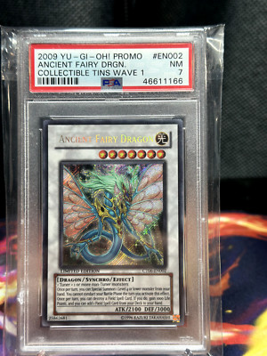PSA 7 Mint - Ancient Fairy Dragon CT06-EN002 Limited Edition Secret Rare 5D's-image