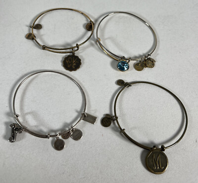 4 Alex & Ani Walt Disney World Magic Kingdom Cinderella Castle Charm Bracelet-image
