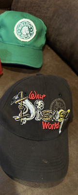 Mixed LOT (2) Rolling Rock & WDW Pirates Caribbean - Adjustable Hats/Caps USED-image
