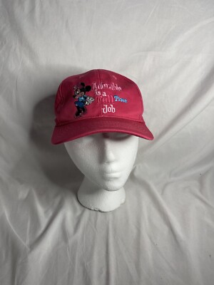 Walt Disney World Minnie Mouse Ball Cap Adjustable Hat Pre-Owned-image