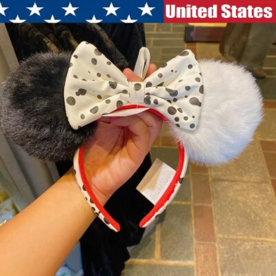 Disney Parks 101 Dalmatians - Cruella De Vil Minnie Mouse Ears Headband-image