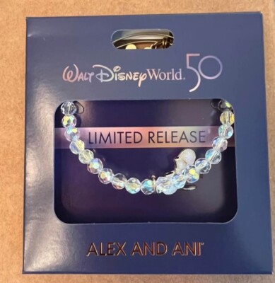 Alex and Ani Minnie Mouse Ears Bangle Walt Disney World 50th Anniversary new-image