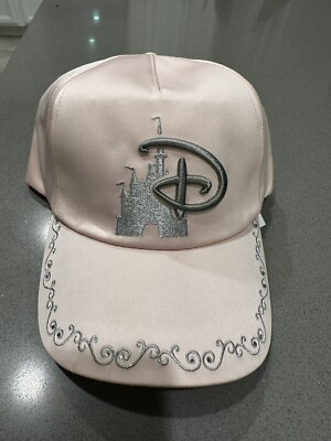 Disneyland Resort Sleeping Beauty Castle & Big D Ladies Pink Hat New With Tag-image
