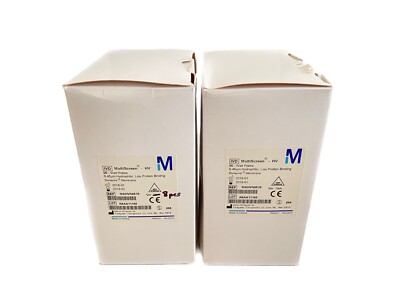(18 Pcs) MILLIPORE 96-Well 0.45um MultiScreen HV Clear Filter Plates MAHVN4510-image