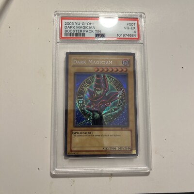 Dark Magician BPT-007 2003 Collectors Tin Limited Edition PSA4 Ships Same Day-image