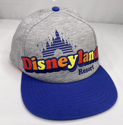 Disneyland Resort Hat Trucker Cap Disney Parks Retro Snapback Adult O/S NWT -image