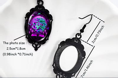 NEW MADAM LEOTA EARRINGS JEWELRY WALT DISNEY WORLD THE HAUNTED MANSION MICKEY-image