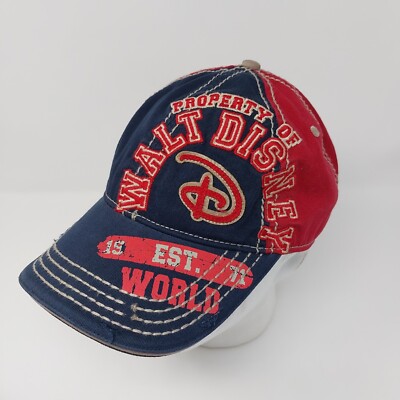 Walt Disney World Disney Parks Large Stitch Strap Back Dad Hat Cap Mickey Minnie-image