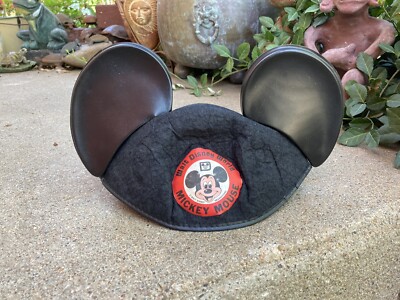 Vintage Walt Disney World Mickey Mouse Ears Hat-image