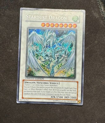 YUGIOH Stardust Dragon - Secret Rare - CT05-EN001-image