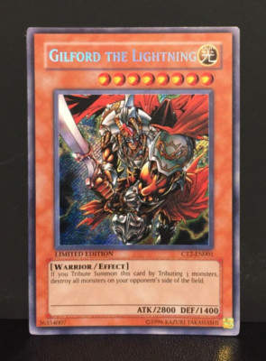 Gilford the Lightning | Secret Rare | CT2 | Moderately Played | English Yu-Gi-Oh-image