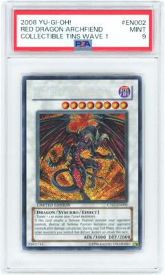 PSA9 Red Dragon Archfiend Secret Rare English Yu-Gi-Oh!-image