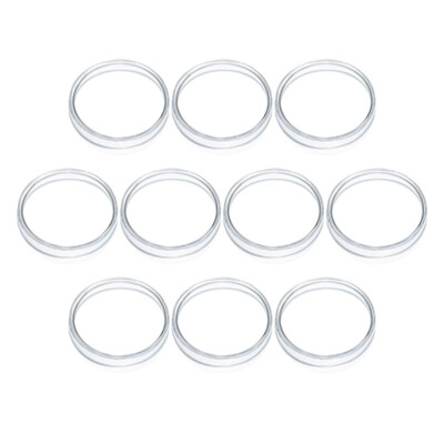  10 Pcs Petri Dish Cell Culture Dishes Laboratory Plates Clear Science-image