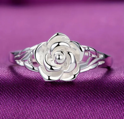 BEAUTY AND THE BEAST ROSE RING SIZE 7 JEWELRY WALT DISNEY WORLD MICKEY BELLE USA-image