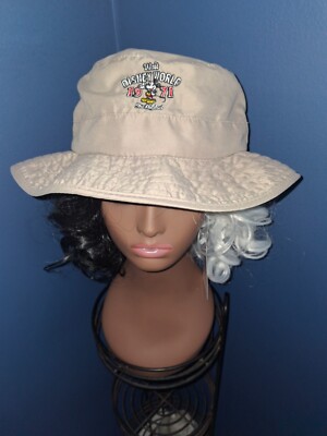 VTG Disney Parks Mickey Mouse Bucket Hat Walt Disney World 1971 Rare!-image