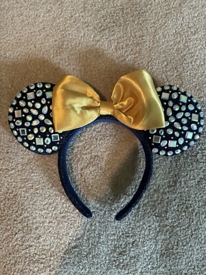 WDW Disney Parks 50th Anniversary Sparkling Gems Minnie Mouse Ears Headband-image