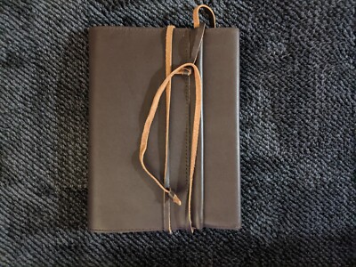 Leather-Bound Blank Journal / Diary-image