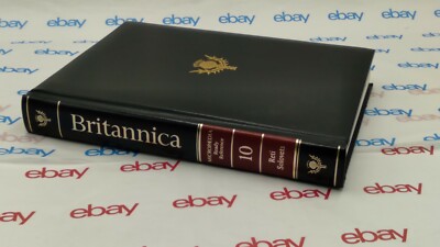 1987 VOLUME 10 Encyclopedia Britannica 15th Edition  Leather-image