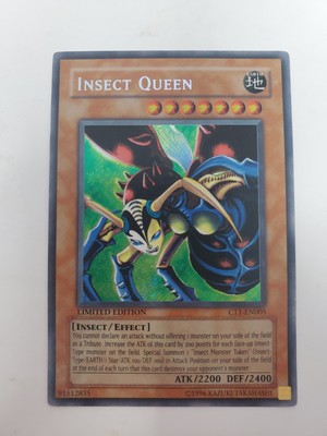 Insect Queen CT1-EN005 Limited Edition Secret Rare Holo - LP-image