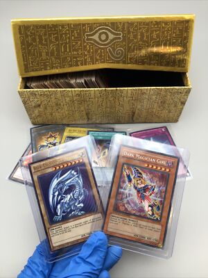 Yugioh Dark Magician Girl Limited Edition CT2-EN004 + Blue Eyes Holo and More!-image