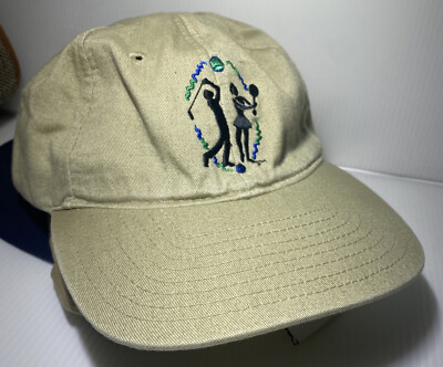 Vintage Rare Walt Disney World Strapback Adjustable Hat Cap Golf Tennis VGC-image