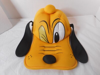 Walt Disney World Pluto Adult Cap Foam Floppy Ears Long Bill Souvenir w Issues-image