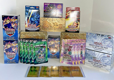 YuGiOh Duel Disk Card Launcher Yugi & Kaiba  25th &  Sealed CARD  BUNDLE !!!-image