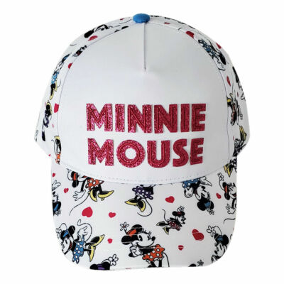 NWT MINNIE MOUSE WALT DISNEY WORLD AUTHENTIC GIRLS YOUTH GLITTER BASEBALL CAP-image