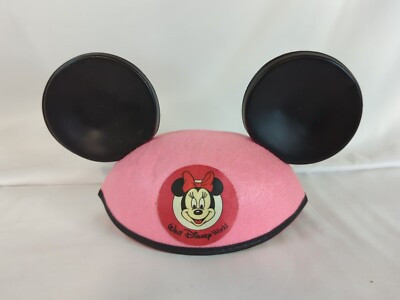 Minnie Mouse Mickey Ears Patty Walt Disney World Pink Hat With Ears Embroidered -image