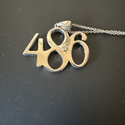 Dopey Challenge Inspired 48.6 Pendant Necklace Endure Jewelry Sterling Silver-image