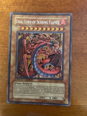 Yugioh! TCG Uria, Lord Of Searing Flames CT03-EN005 Limited Edition Secret LP-image