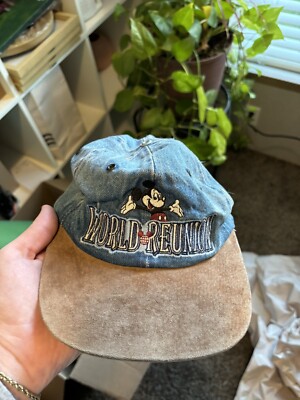Walt Disney World Reunion 25th Anniversary Denim Hat Goofy's Hat Co Adjustable-image