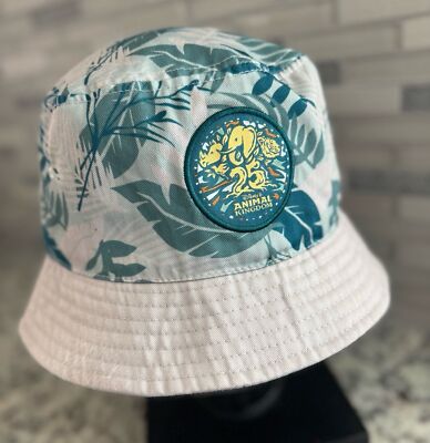 Rare Walt Disney World Disneyland Animal Kingdom 25th Anniversary Cap Bucket Hat-image