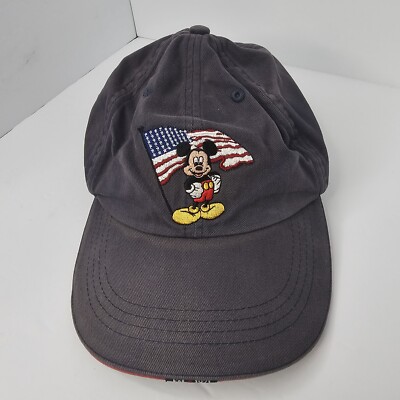 Walt Disney World Mickey Mouse American Flag Hat Est. 1971 Patriotic Cap-image