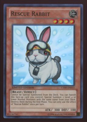 Yugioh Rescue Rabbit #CTO9-EN015 Limited Rare-image
