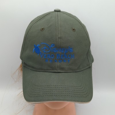 Walt Disney World Disney's Vero Beach Resort Hat Cap Green Strapback Adjustable-image