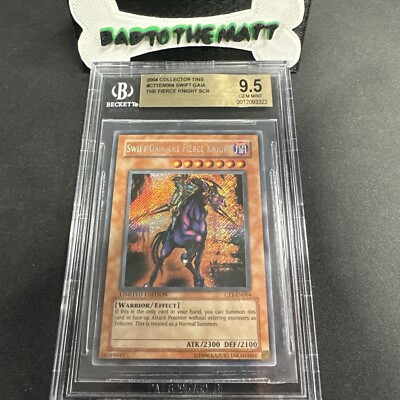 Yu-Gi-Oh! Swift Gaia The Fierce Knight Collector Tins Promo CT1-EN004 BGS 9.5!-image