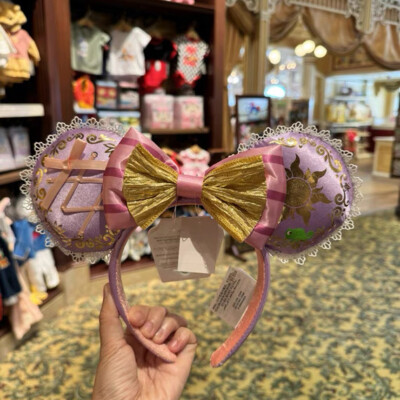 Rapunzel Tangled Pascal DisneyParks Mickey Mouse Ears Headband 2024-image